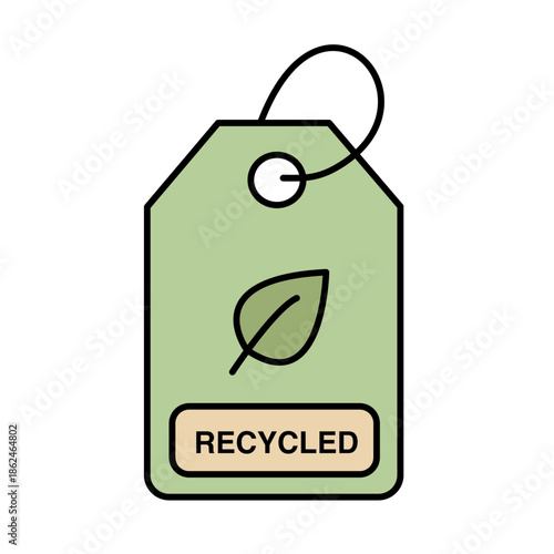 Recycled Product Label Tag Design
