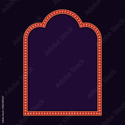 Marquee Sign with Lights Bulbs