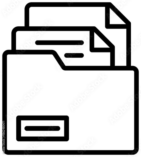 vector file folder icon