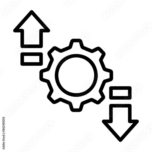 data integration Line Icon
