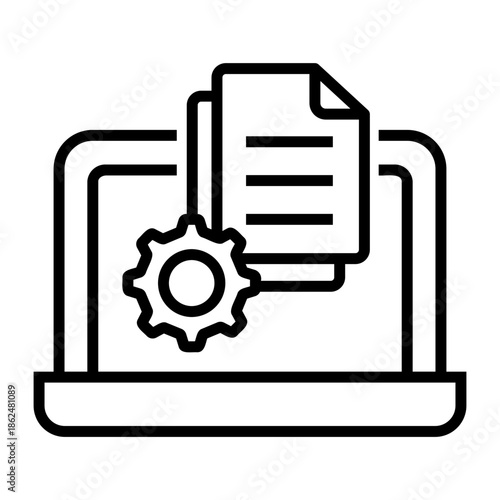 data integration Line Icon