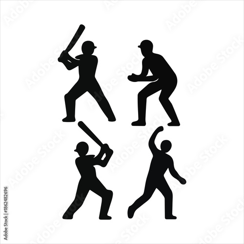 vector silhouettes of people