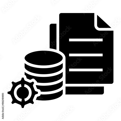 data integration Solid icon
