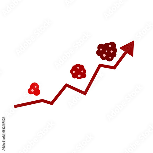 cancer tumor cell developing concept