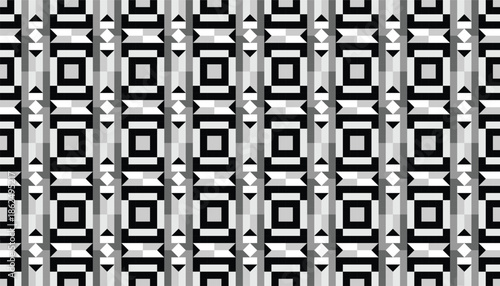 Beige Geometric Lattice with Crosses. An elegant seamless geometric lattice pattern featuring interlocking diagonal lines and stylized cross motifs.