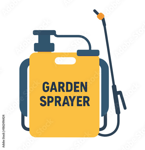 Yellow Garden Sprayer Bottle.