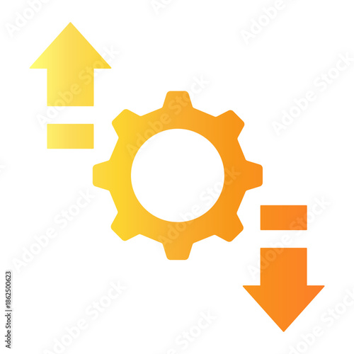data integration Gradient icon