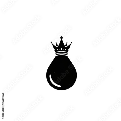 Crown Drop - Royal Liquid Symbol