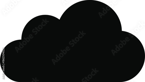 Minimalist black silhouette world map showing all continents on white background