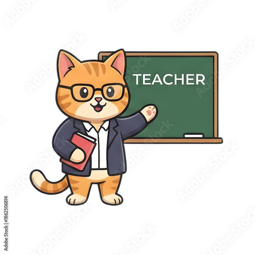 Cat in Different Professions Vector Set
