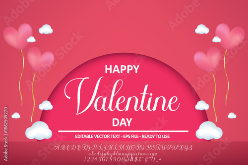 Elegant Valentine themed font capturing the romance of 14 February, ideal for wedding stationery, greeting cards and love posters.