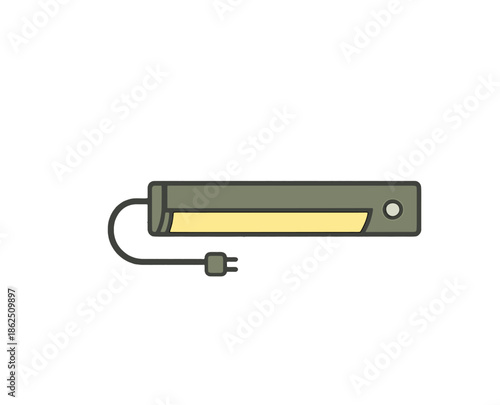 Electric Heating Pad Illustration.