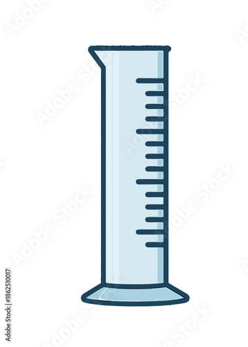 Measuring Cylinder Laboratory Equipment.