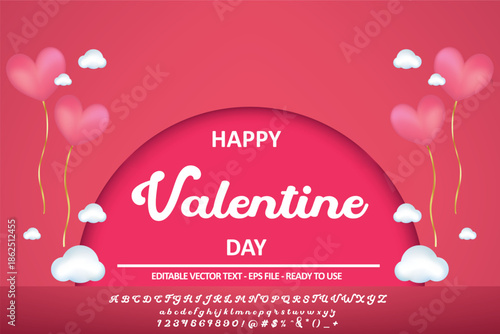 Sweet Valentine Day font designed for February 14 celebrations, perfect for romantic messages, greeting cards and EPS typography.