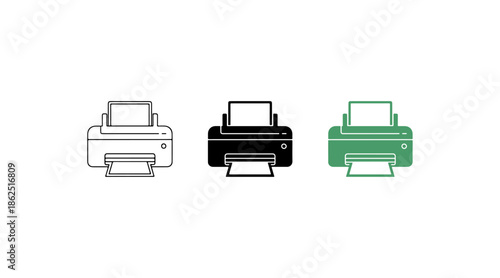 Three different printers