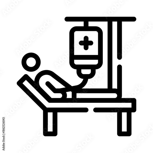 chemotherapy line icon