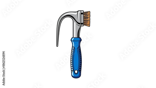 Hoof Pick and Brush Equine Grooming Tool