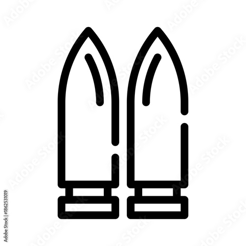 ammunition line icon