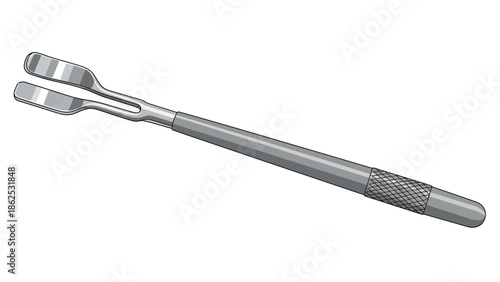 Laboratory Spatula for Scientific Use Illustration