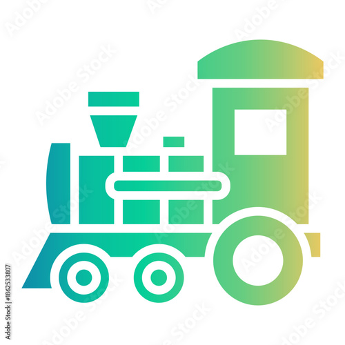 public transportation Gradient icon