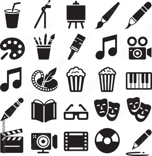 Creative Art Design Elements Icons