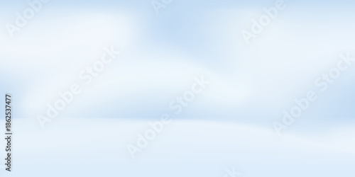 Blue studio room. Limbo light background. Abstract 3d backdrop for product presentation art.