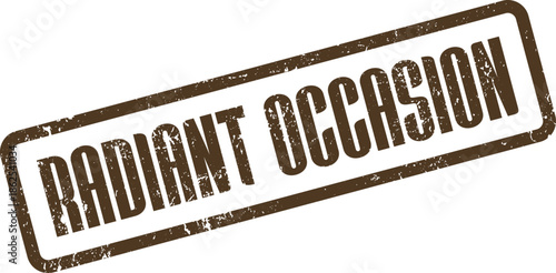 Radiant Occasion distressed rubber stamp effect for splendid events and memorable celebrations