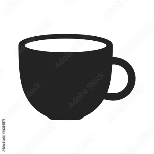 Simple coffee mug Vector