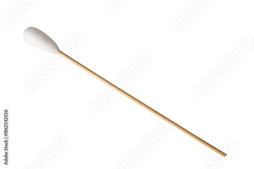 Fotografia High-resolution photograph of a cotton swab or cotton bud taken with a high-resolution camera