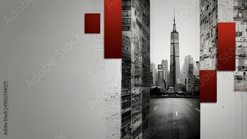 Contemporary cultural background, professional layout