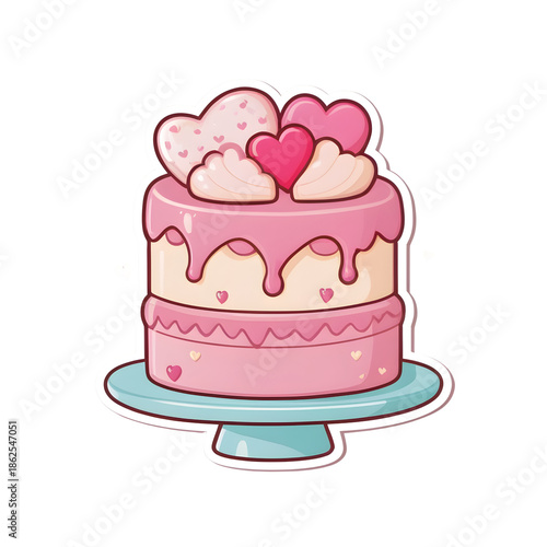 Sweetheart Romance Cake