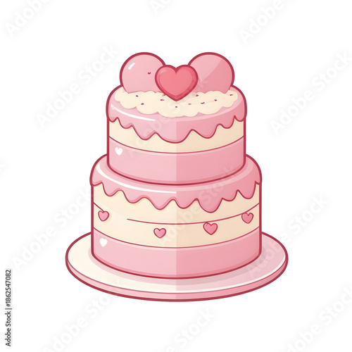 Sweetheart Romance Cake