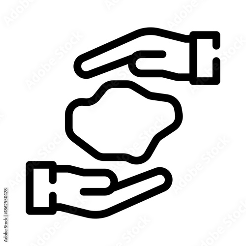 handmade goods line icon