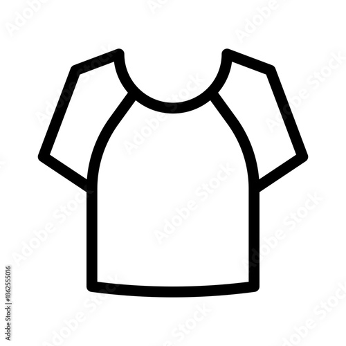 sports t shirt line icon