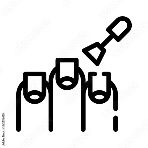 manicure line icon