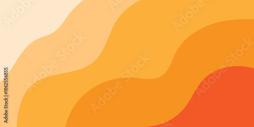 abstract creative orange dynamic wave layer vector for card, poster, background.
