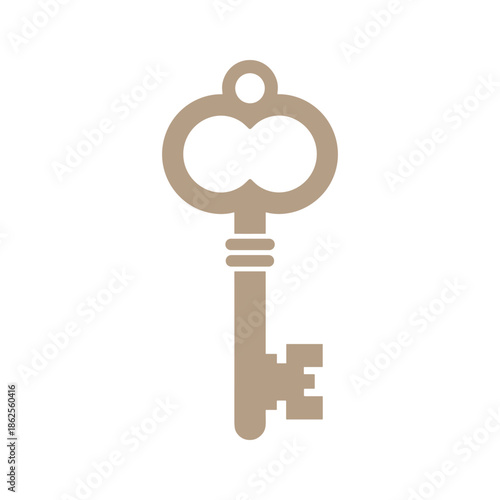 Classic key design Vector
