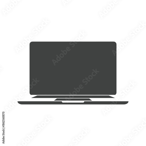 Modern laptop display Vector