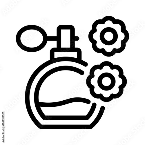perfume line icon