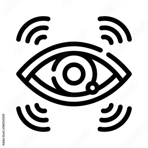 optical illusion line icon