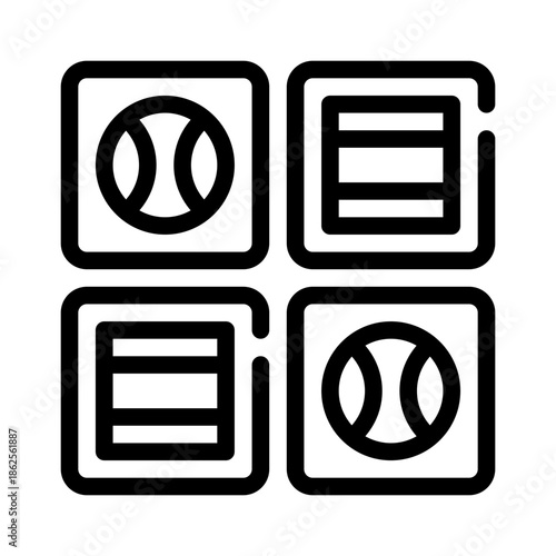 collectible items line icon