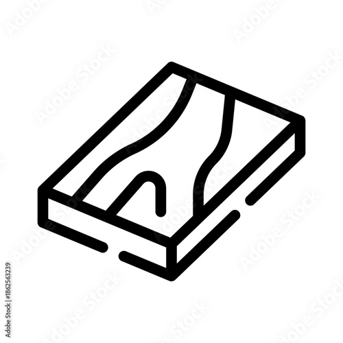 chipboard line icon