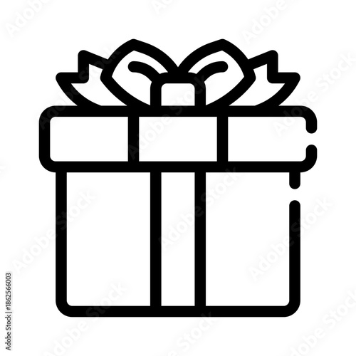 gift box line icon