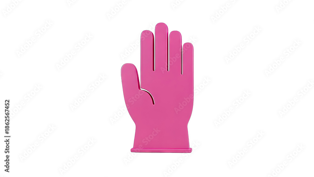 Obraz premium Pink Rubber Glove