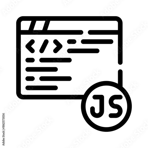 programming line icon