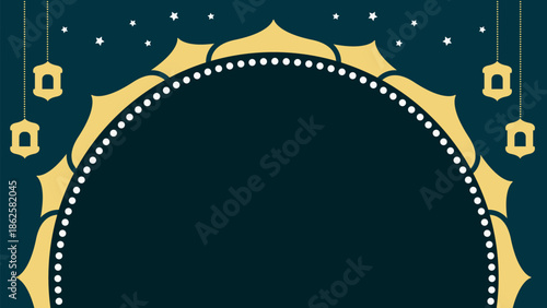 marhaban ya ramadhan illustrations sosial media post design