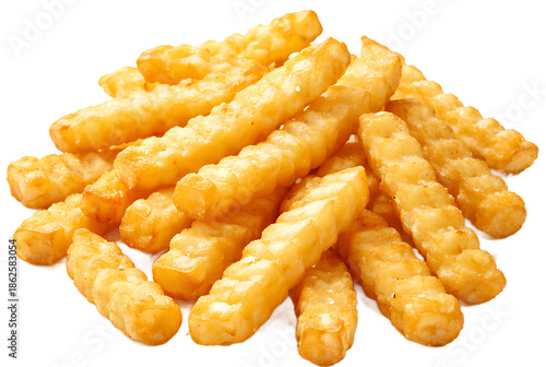 crinkle-cut french fries
