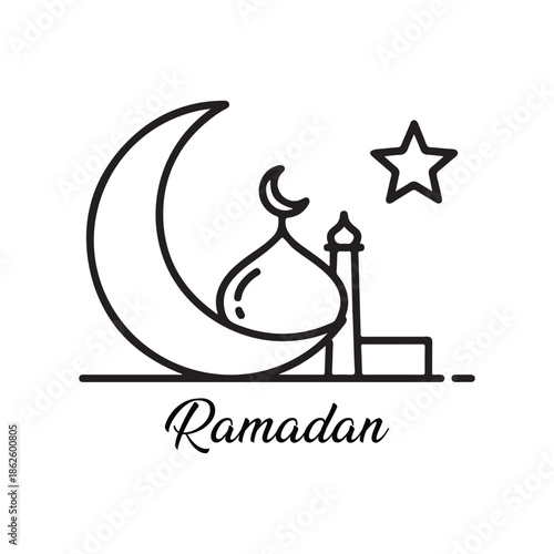 Ramadan mubarak islamic holy month of fasting and reflection