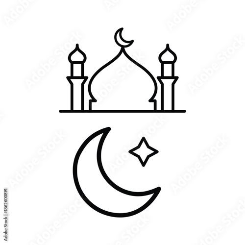 Ramadan mubarak islamic holy month of fasting and reflection