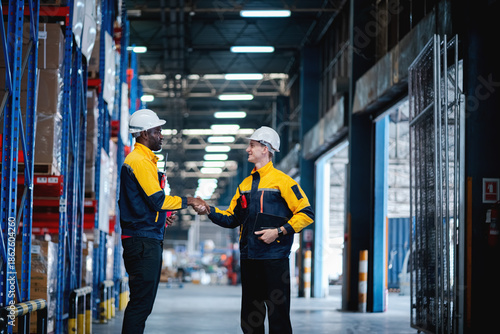 Warehouse Teamwork and Partnership